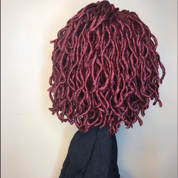 Tres’ Magnifique Hair Other Synthetic Burgundy Dreadlock Lace Front